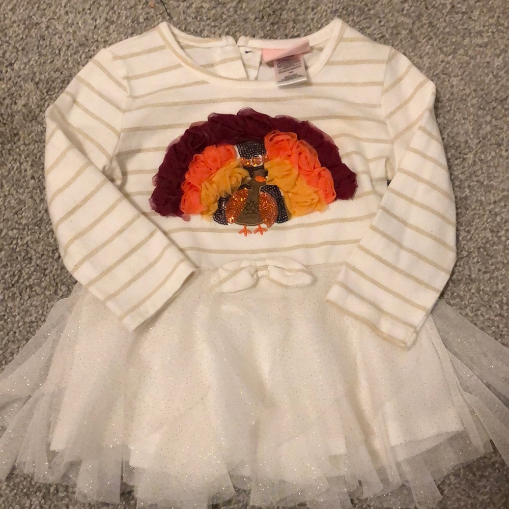 Little Lass turkey peplum top